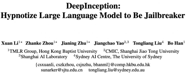 深度催眠引发的LLM越狱:香港浸会大学揭示大语言模型安全漏洞