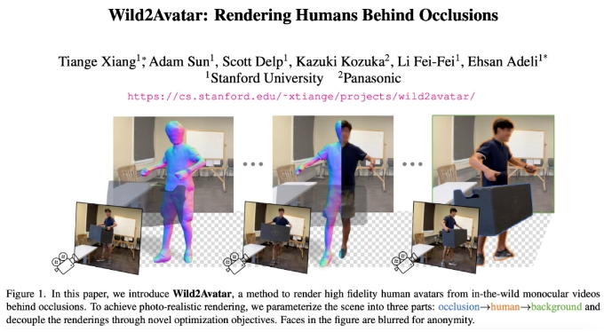 李飞飞团队新作：AI透视眼，穿越障碍看清你，渲染遮挡人体有新突破了
